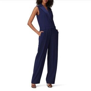 Jason Wu Navy Tuxedo Jumpsuit size 8